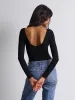 COMMANDO Ballet Scoop-Back Long Sleeve Bodysuit sold by 27 Boutique