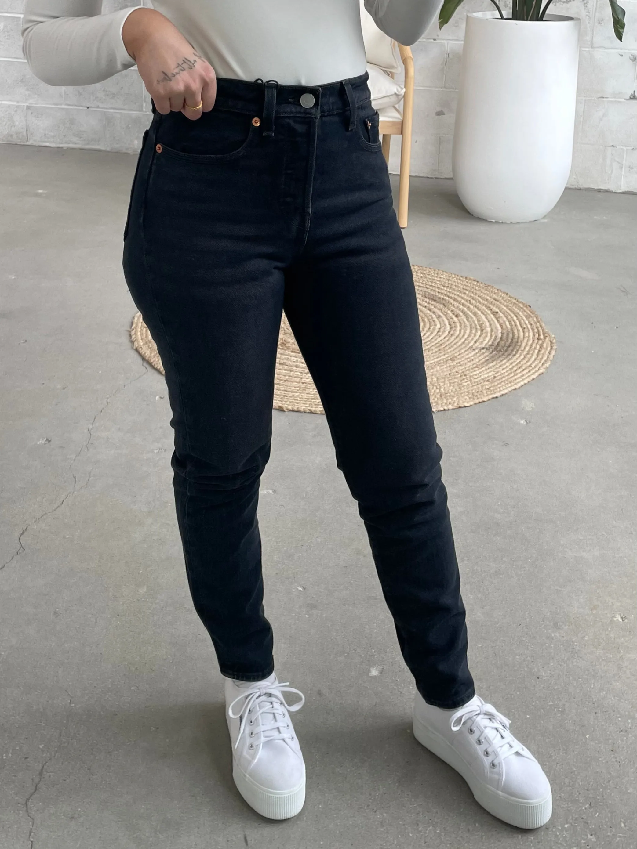 LEVI'S Wedgie Icon Fit Wild Bunch Without Destruction sold by 27 Boutique product image thumbnail 4