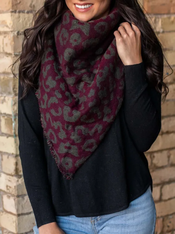 27 Leopard Blanket Scarf sold by 27 Boutique