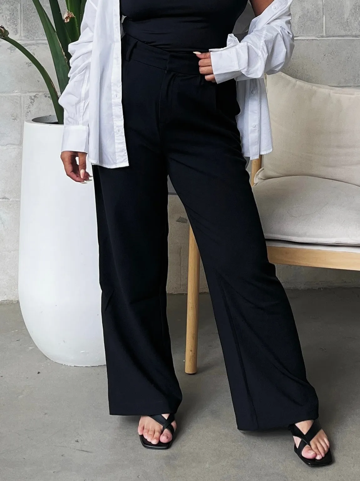 BLACK TAPE Wide Leg Trouser sold by 27 Boutique