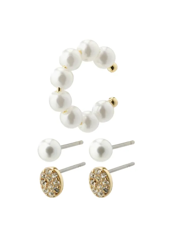 PILGRIM Beat Earring and Cuff 3-in-1 Set sold by 27 Boutique