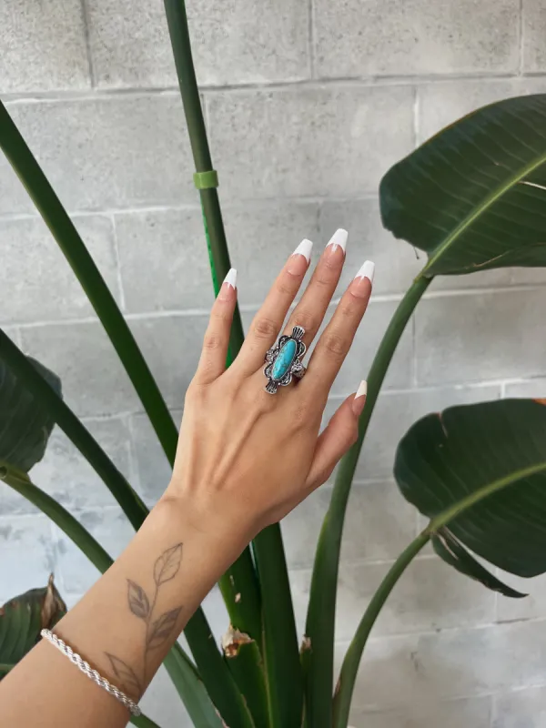 27 Western Oval Stone Ring sold by 27 Boutique