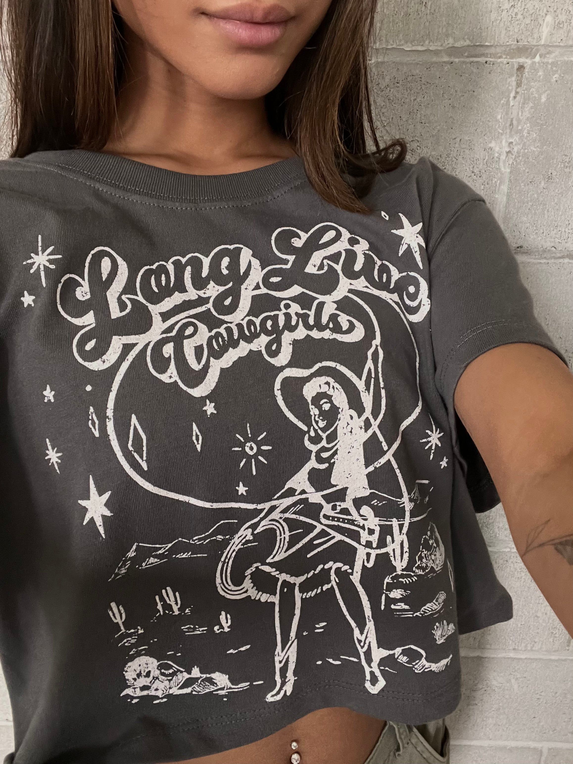 27 Long Live Cowgirls Cropped Tee sold by 27 Boutique product image thumbnail 4