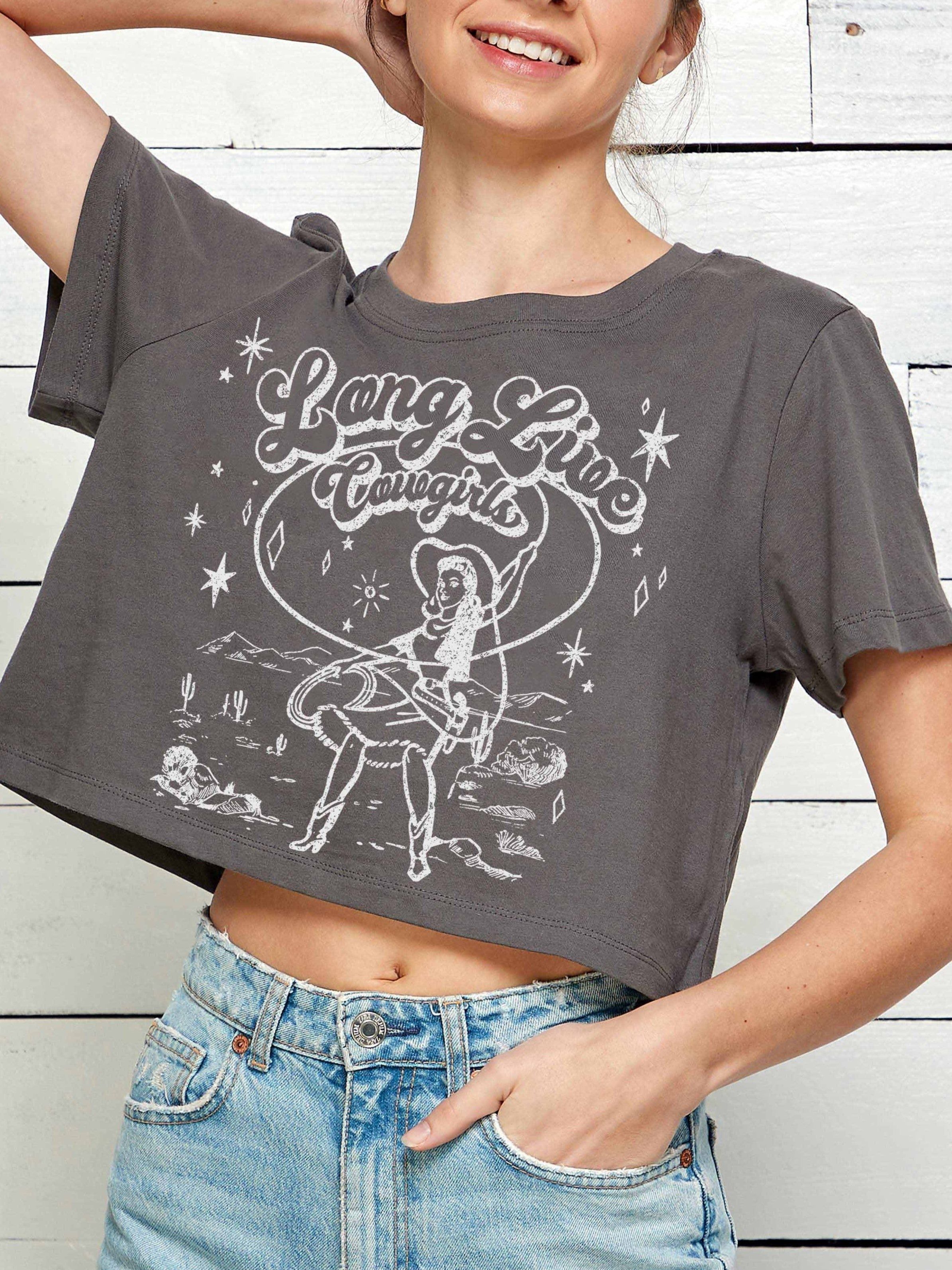 27 Long Live Cowgirls Cropped Tee sold by 27 Boutique product image thumbnail 5