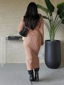 DEX Bailey Belted Midi Sweater Dress sold by 27 Boutique