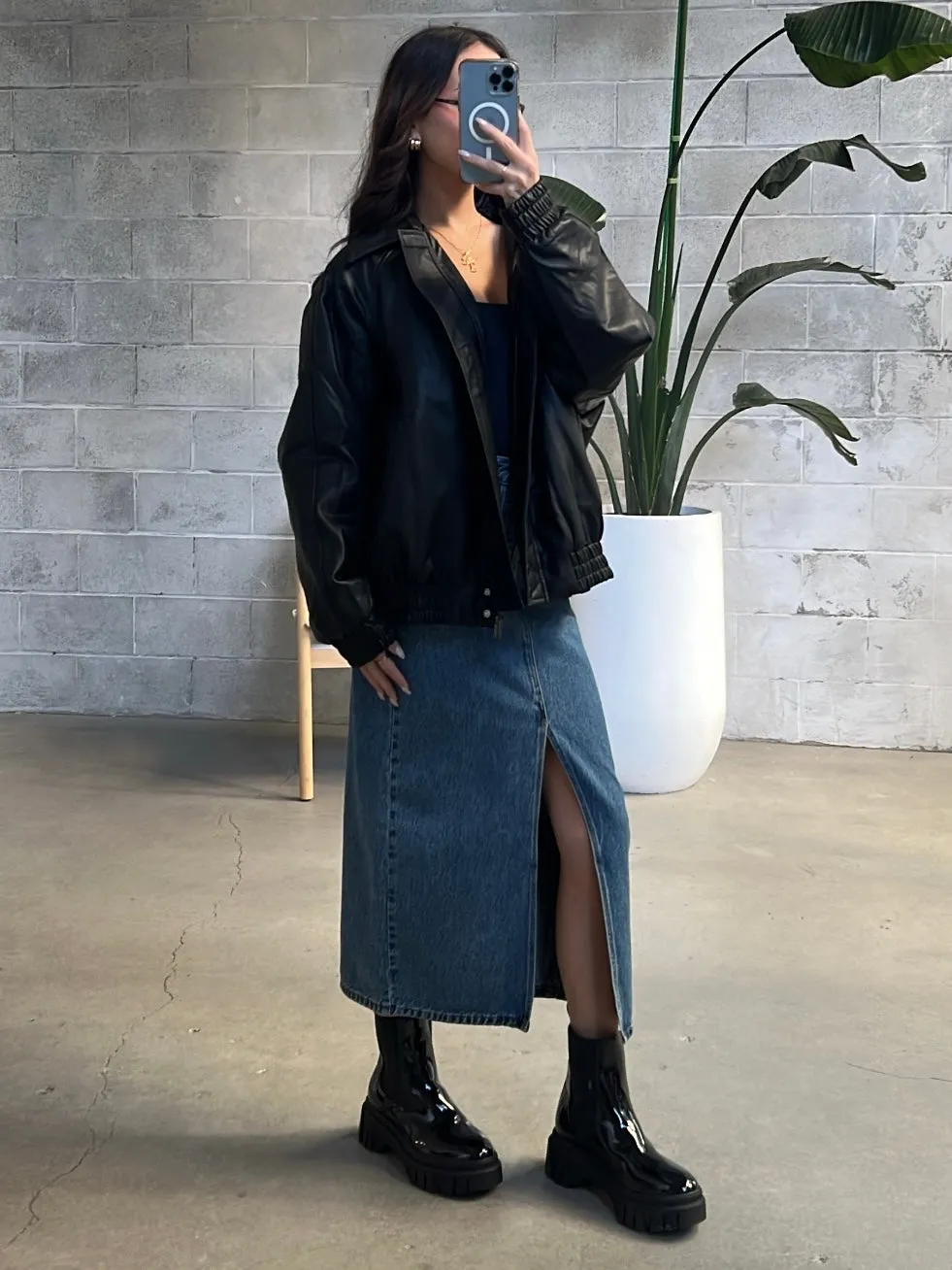 BRUNETTE THE LABEL Christine Oversized Bomber Jacket sold by 27 Boutique product image thumbnail 5