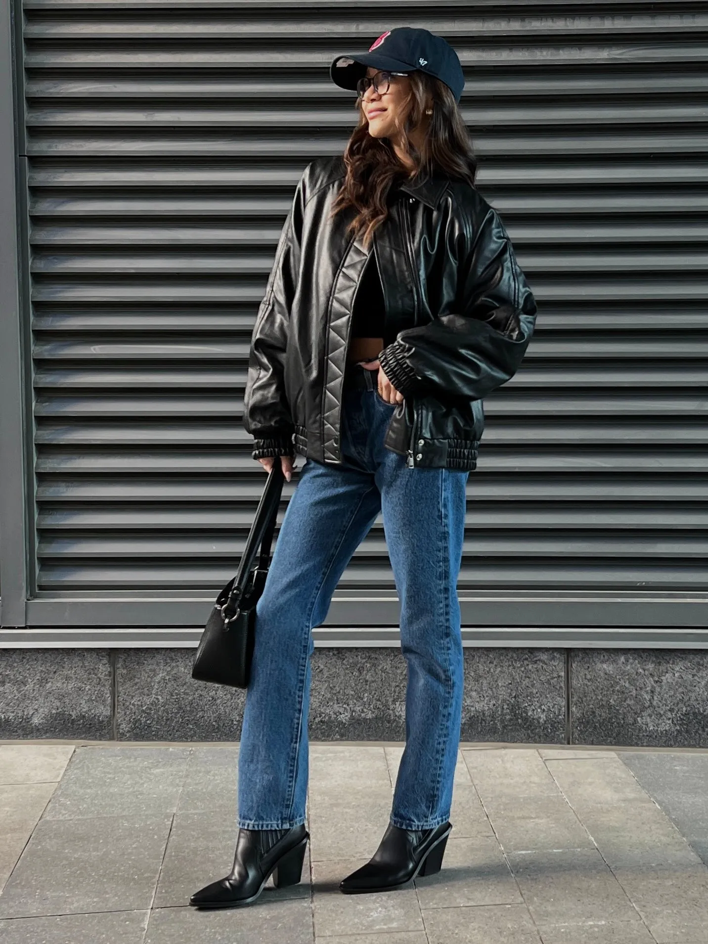 BRUNETTE THE LABEL Christine Oversized Bomber Jacket sold by 27 Boutique product image thumbnail 4