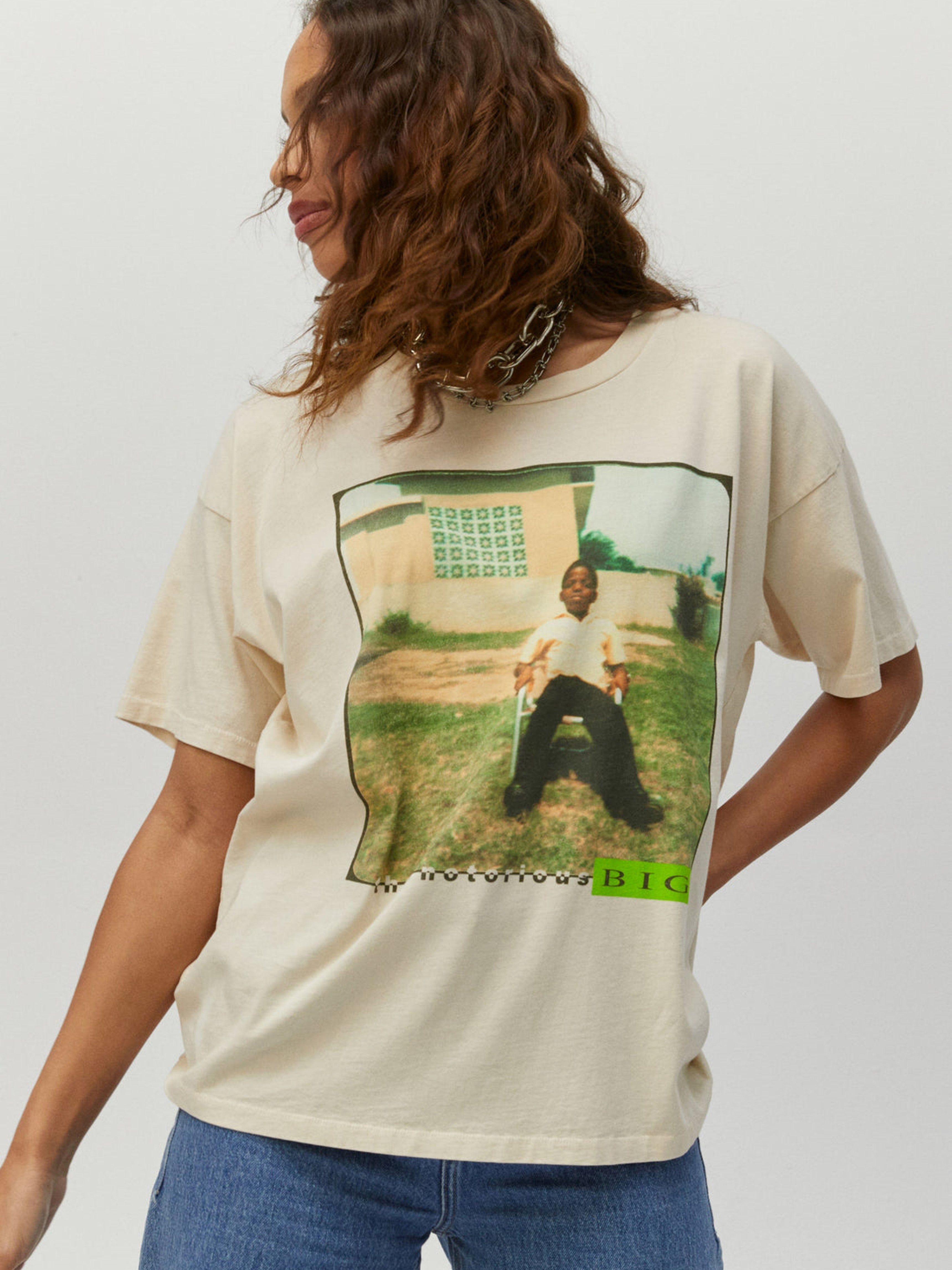 DAYDREAMER Notorious B.I.G Young Biggie Merch Tee sold by 27 Boutique