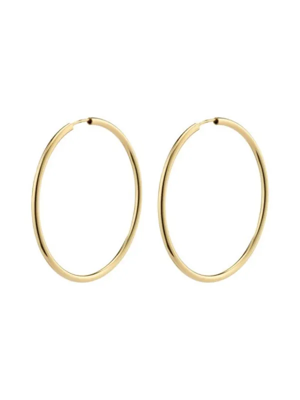 PILGRIM April Recycled Medium Hoop Earrings sold by 27 Boutique
