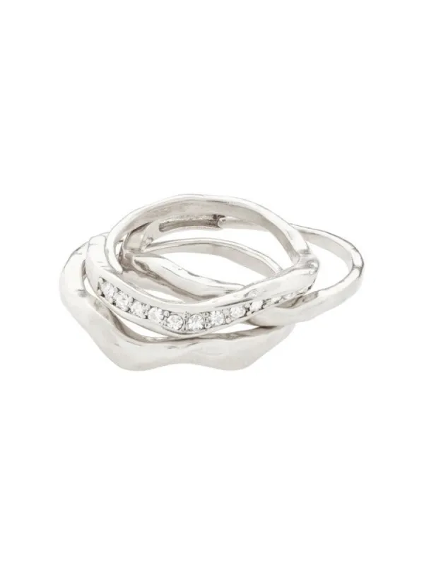 PILGRIM True 3-in-1 Ring Set made by Pilgrim