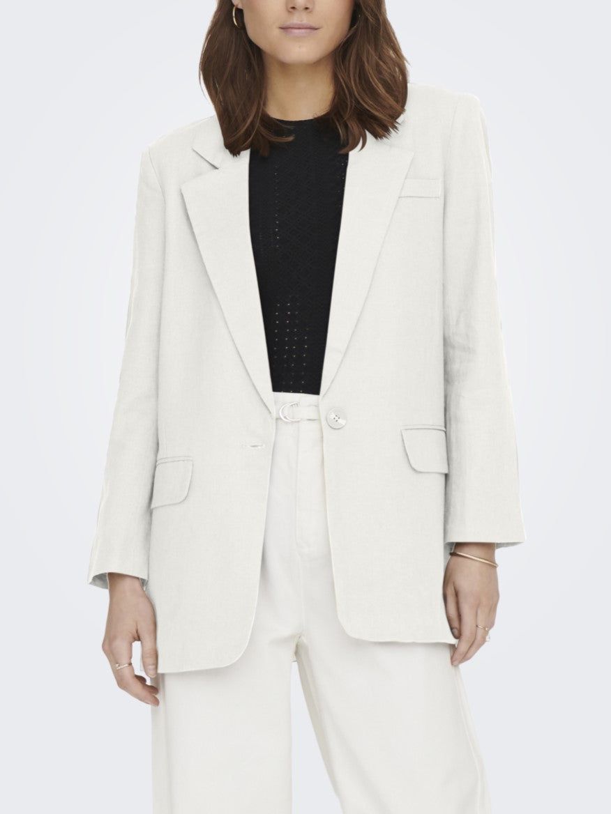 ONLY Carrie Oversized Linen Blazer sold by 27 Boutique