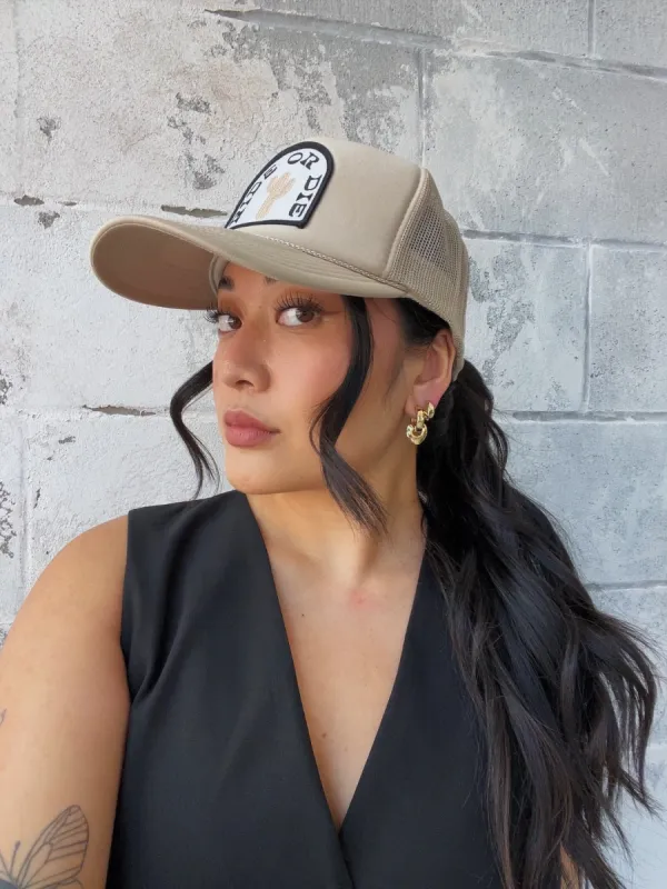 LOCAL BEACH Ride or Die Trucker Hat sold by 27 Boutique