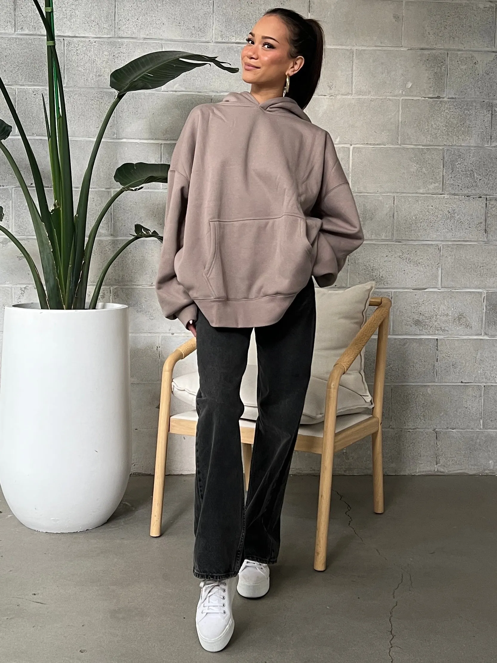 KUWALLA Oversized Boyfriend Hoodie sold by 27 Boutique product image thumbnail 3