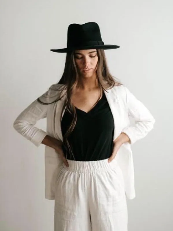 GIGI PIP Monroe Rancher Hat - Black sold by 27 Boutique
