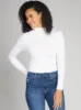 C'EST MOI Seamless Rib Long Sleeve Turtleneck Top sold by 27 Boutique