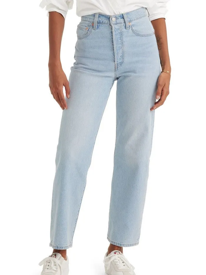 LEVI'S Ribcage Straight Ankle Cool Blue Popsicle sold by 27 Boutique product image thumbnail 5