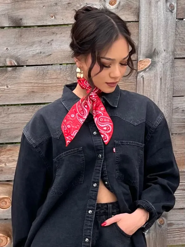 27 Paisley Bendable Bandana Tie Scarf sold by 27 Boutique