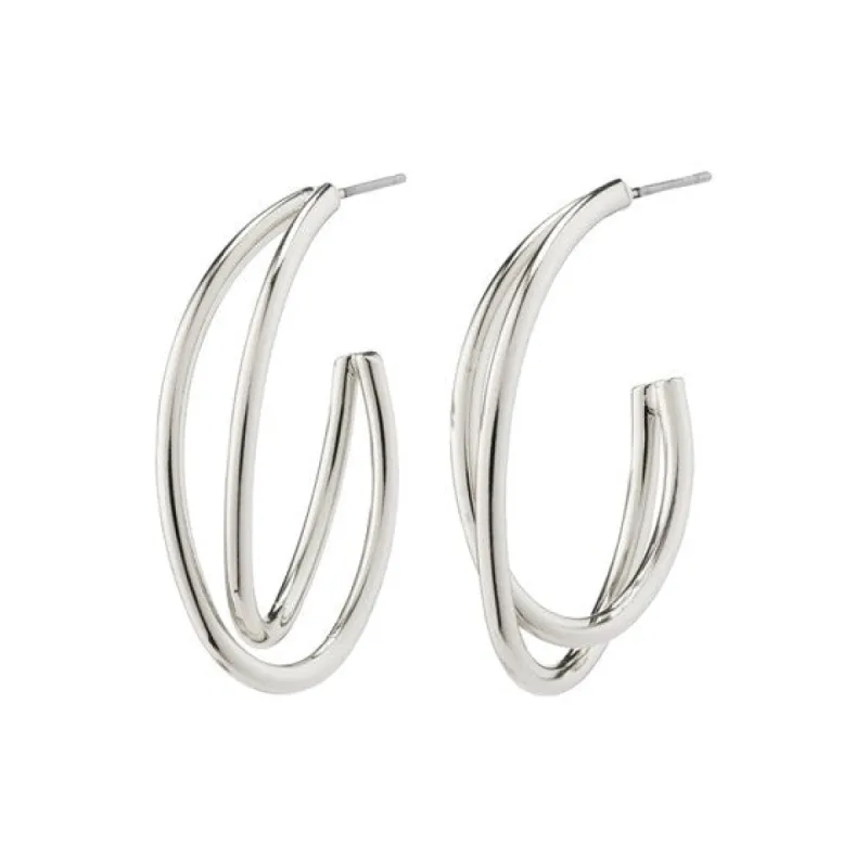 PILGRIM Angelica Graphic Hoop Earrings sold by 27 Boutique