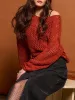 DEX Floral Crochet Sweater sold by 27 Boutique