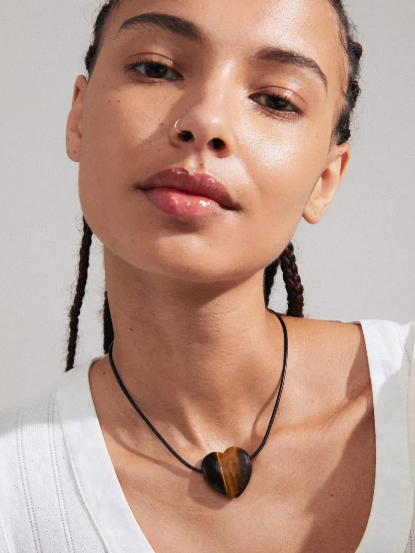 PILGRIM Stay Heart Pendant Necklace sold by 27 Boutique product image thumbnail 3