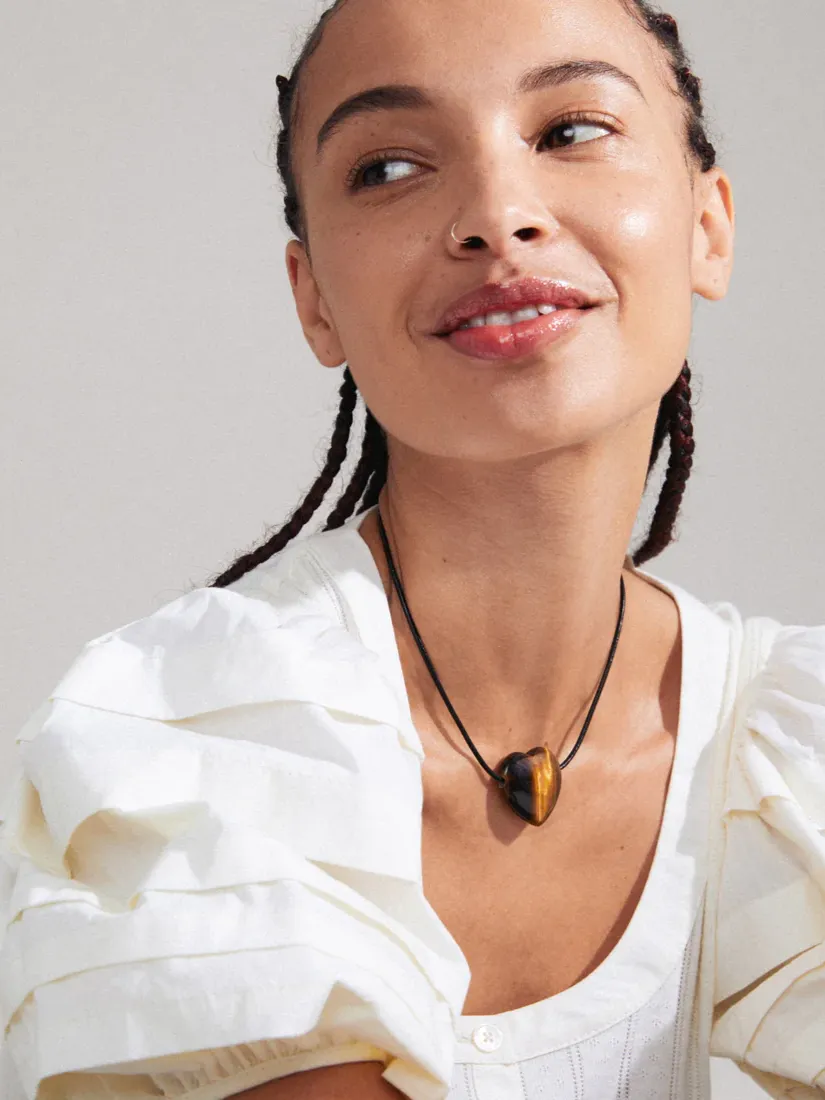 PILGRIM Stay Heart Pendant Necklace sold by 27 Boutique product image thumbnail 2