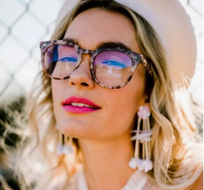 DIFF EYEWEAR Weston Blue Light Glasses made by 27 Boutique