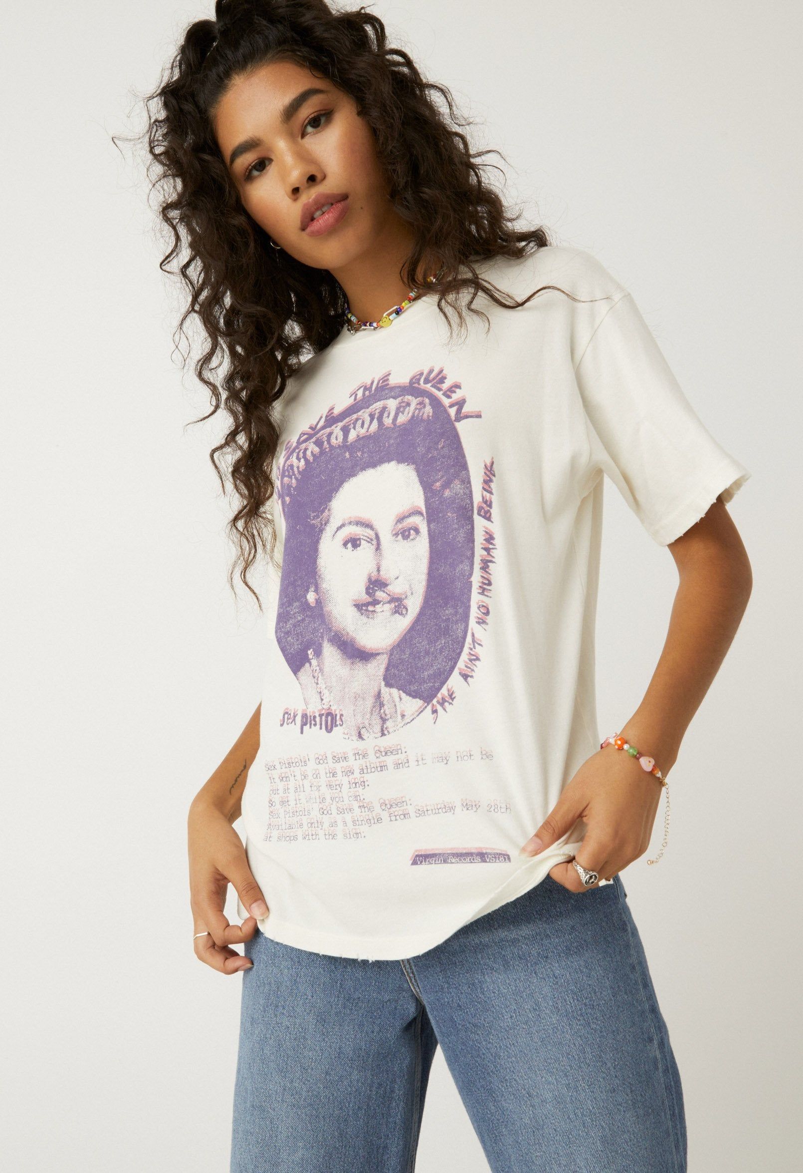 DAYDREAMER Sex Pistols Save The Queen Weekend Tee sold by 27 Boutique product image thumbnail 4