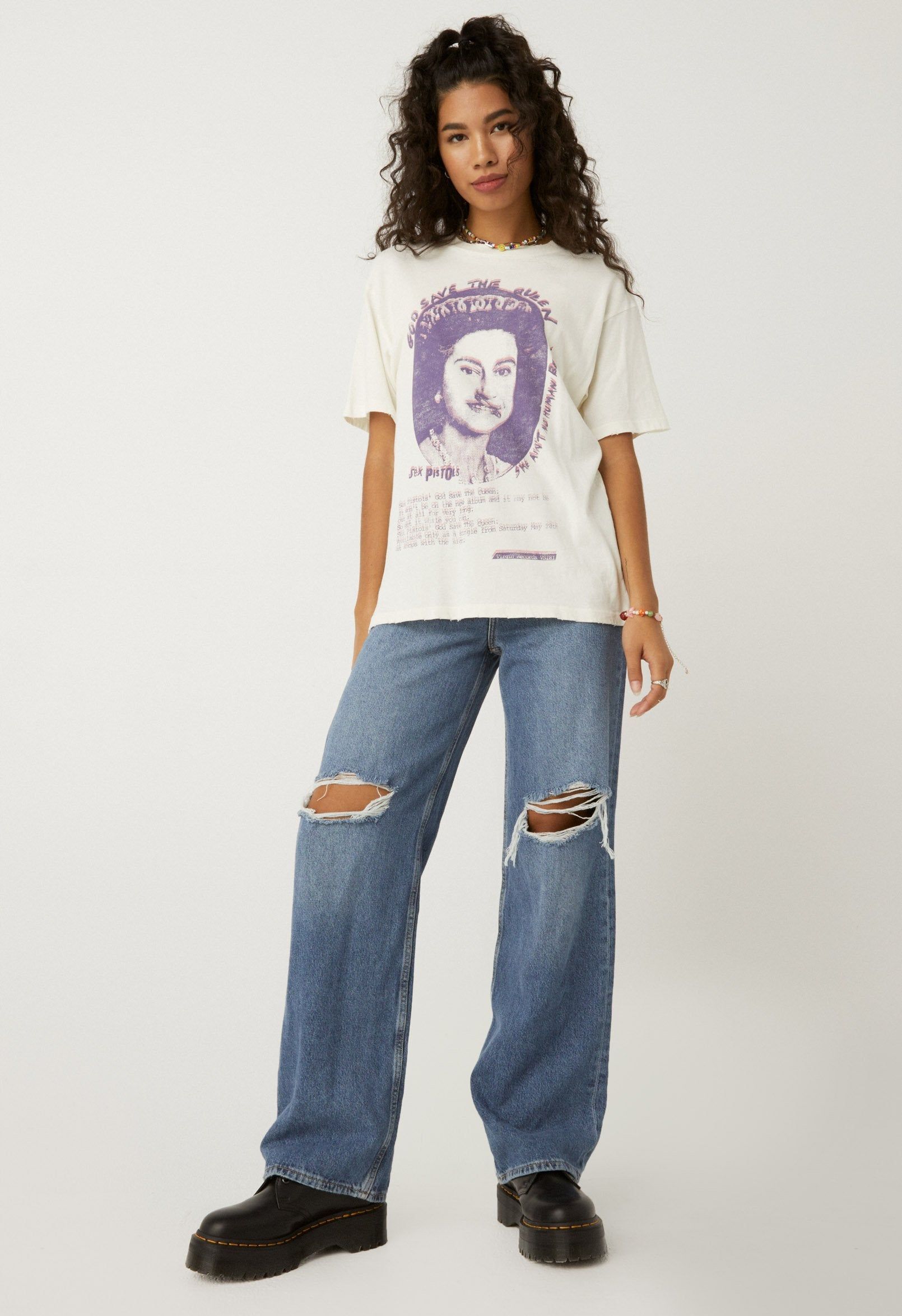 DAYDREAMER Sex Pistols Save The Queen Weekend Tee sold by 27 Boutique product image thumbnail 3