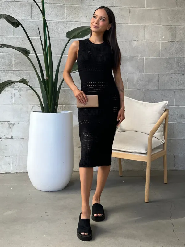 RD STYLE Crochet Knit Midi Dress sold by 27 Boutique