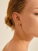 PILGRIM Zion Small Organic Shaped Huggie Hoop Earrings sold by 27 Boutique
