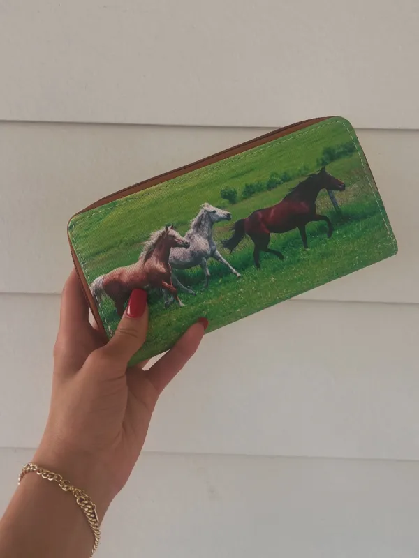 27 Western Zipper Wallet made by 27 Boutique
