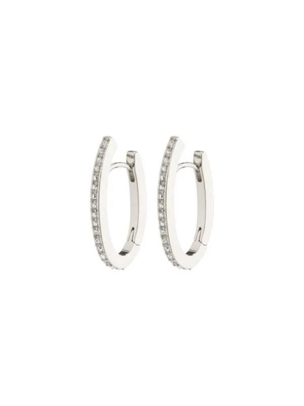 PILGRIM Anaya Crystal Hoop Earrings sold by 27 Boutique