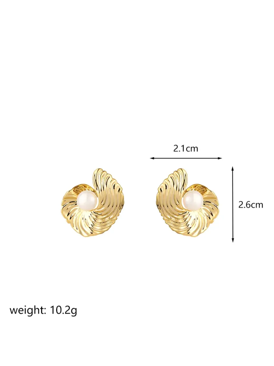 27 Pearl Swirl Stud Earrings sold by 27 Boutique product image thumbnail 4