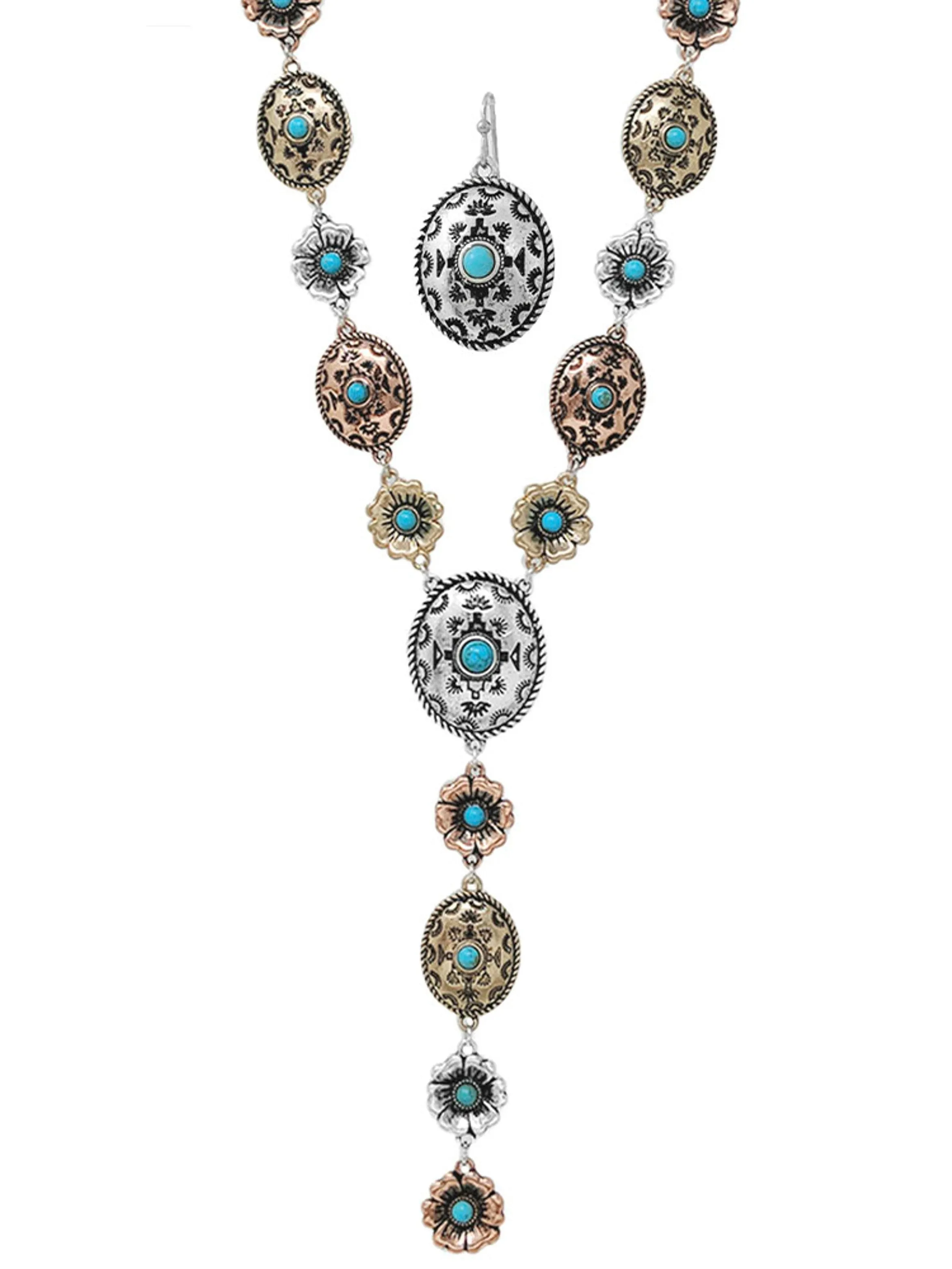 27 Western Concho Necklace and Earring Set sold by 27 Boutique product image thumbnail 2