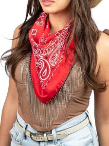 27 Chain Fringe Bandana sold by 27 Boutique