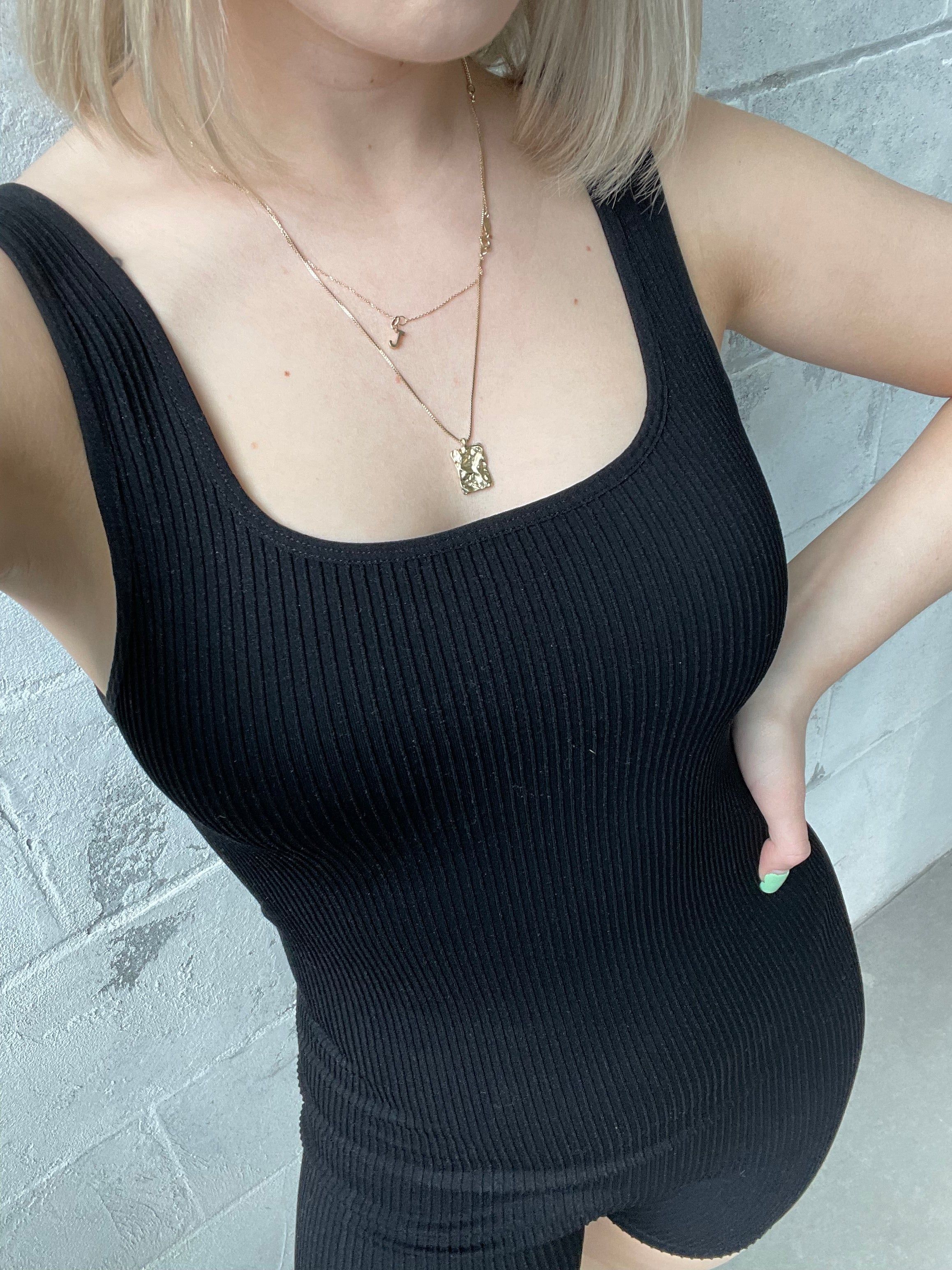 RD STYLE Ribbed Romper sold by 27 Boutique product image thumbnail 4