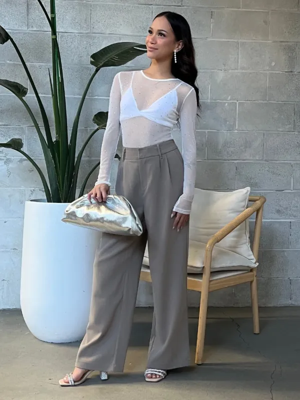 GLAMOROUS Rhinestone Mesh Bodysuit sold by 27 Boutique