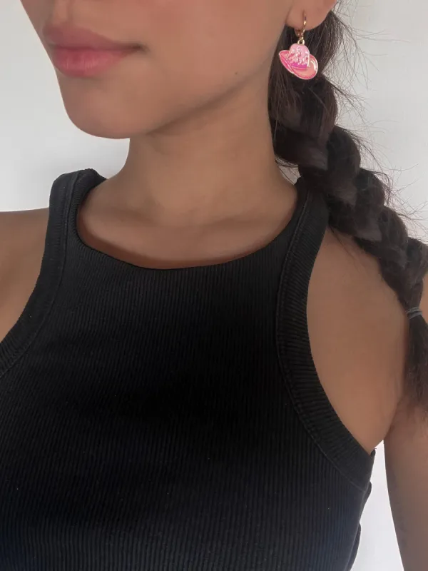 27 Fire Cowboy Hat Drop Earrings sold by 27 Boutique