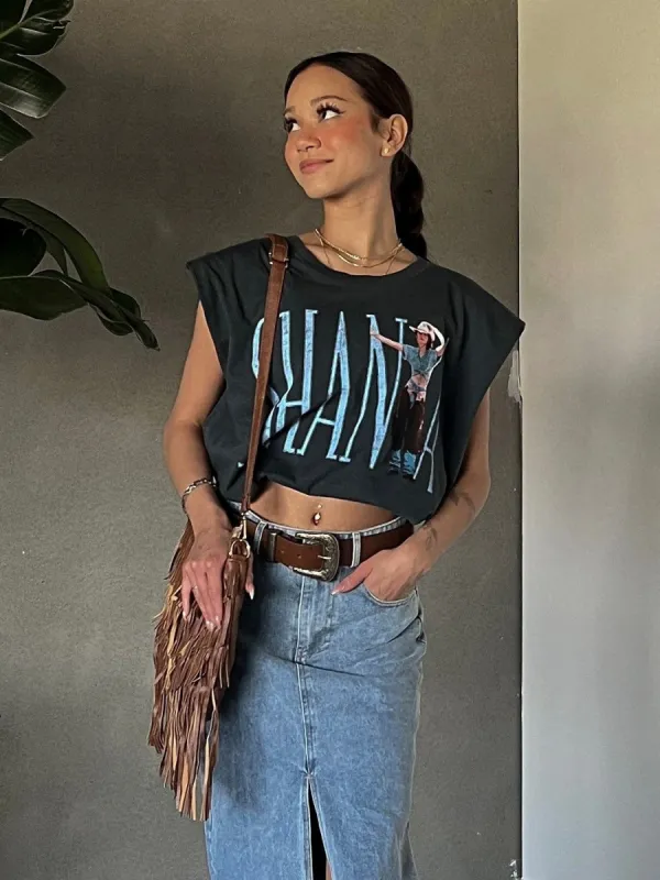 DAYDREAMER Shania Boots Been Under Merch Tee sold by 27 Boutique