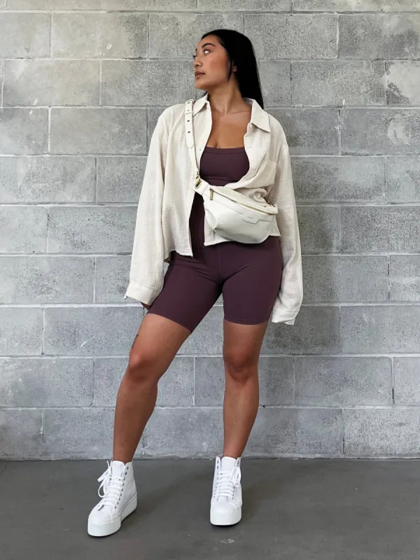 27 Textured Gauze Button Down Top sold by 27 Boutique