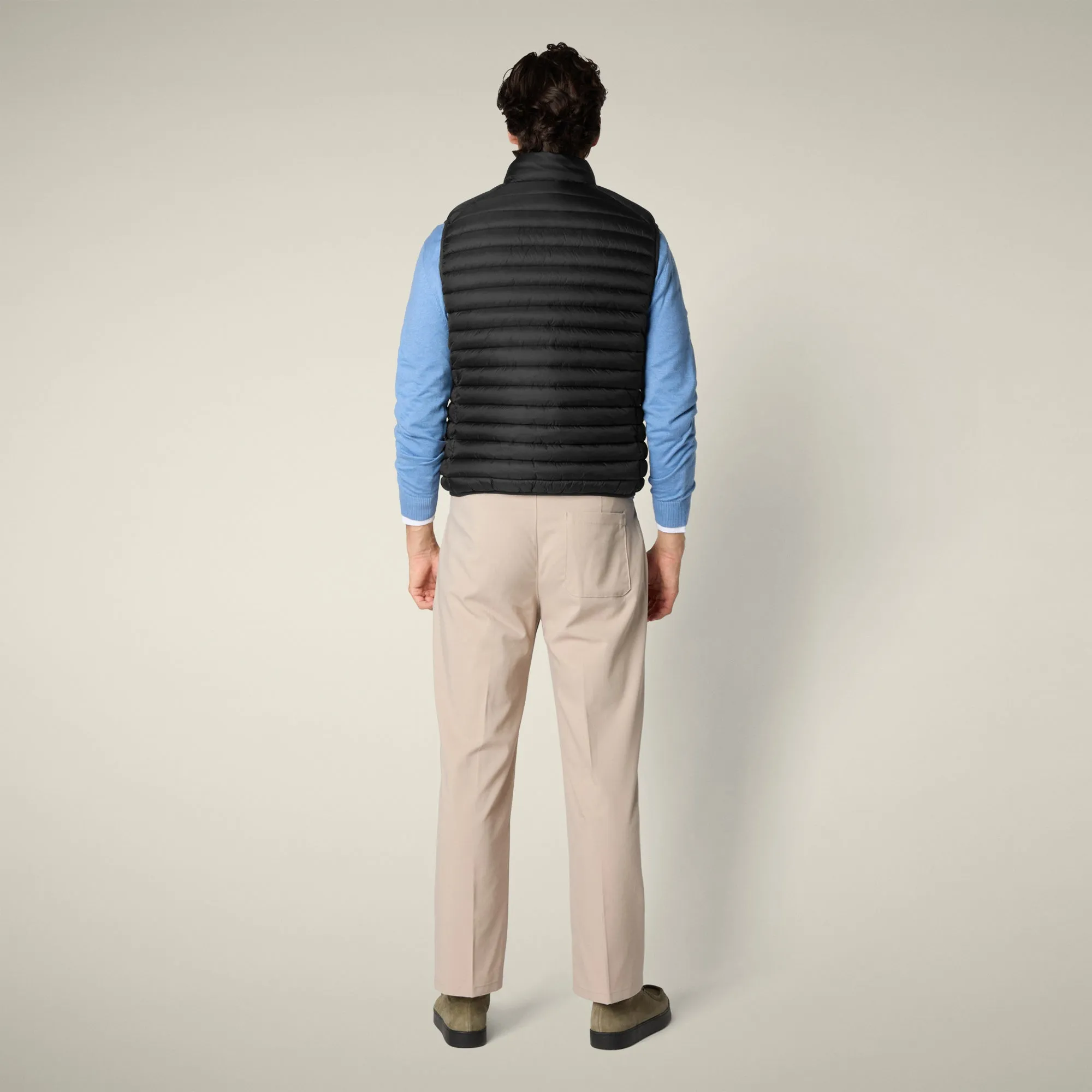 Men's Puffer Vest Adam in Black sold by Save The Duck product image thumbnail 3