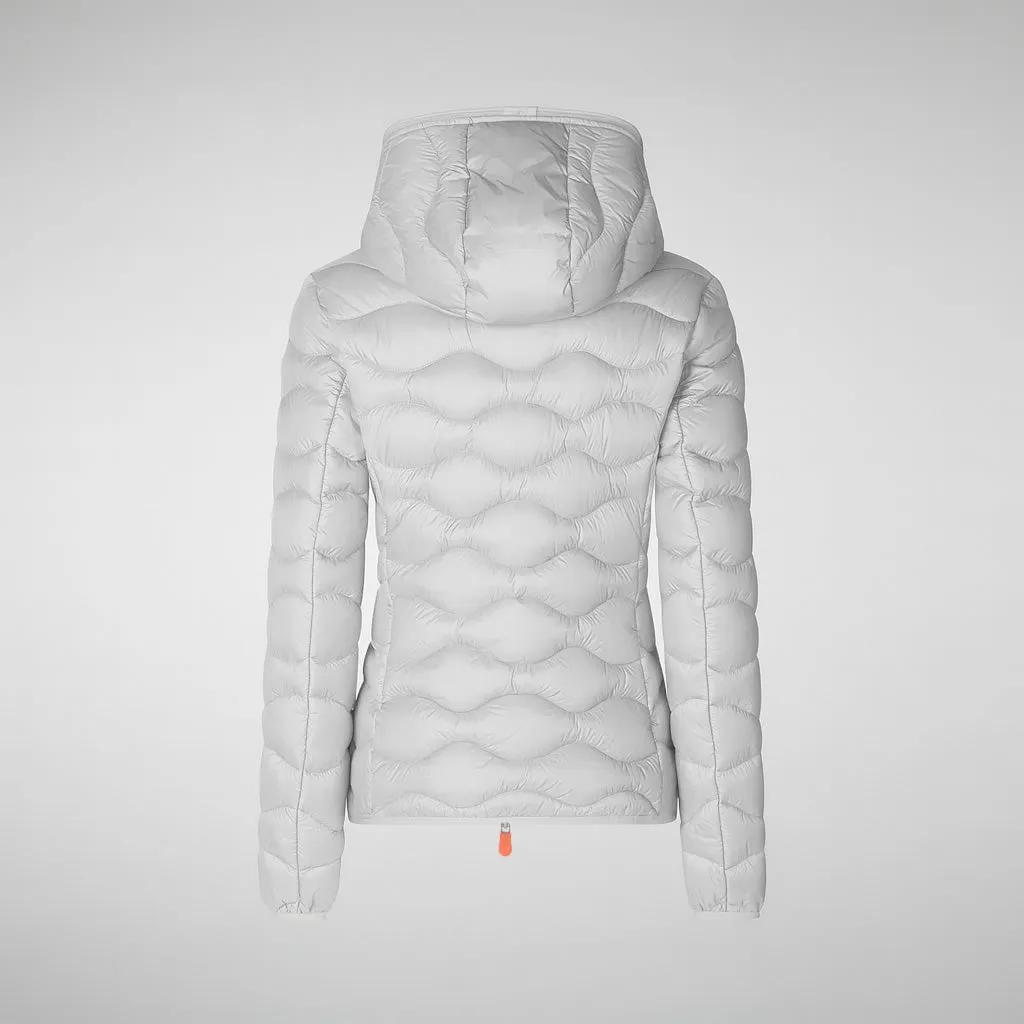 Women's Animal free puffer jacket lilith in off white sold by Save The Duck product image thumbnail 3