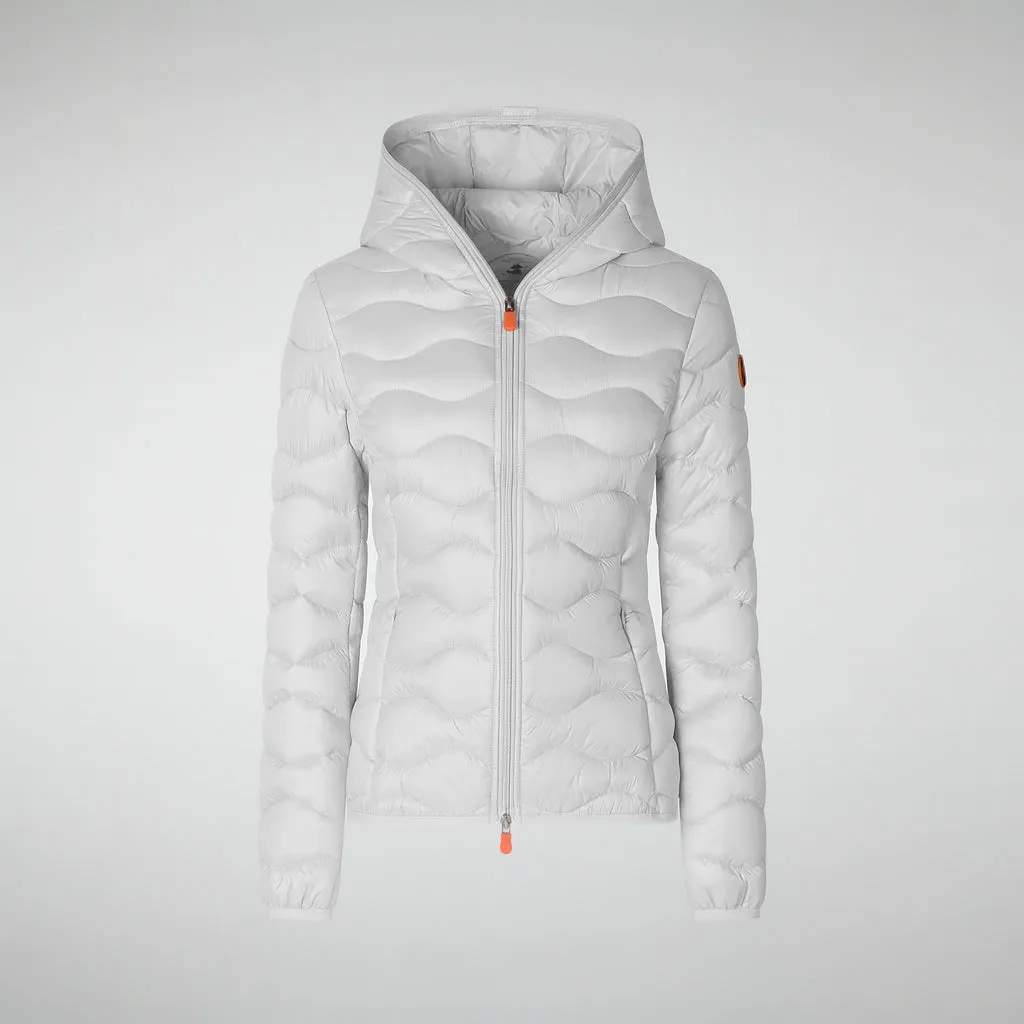 Women's Animal free puffer jacket lilith in off white sold by Save The Duck product image thumbnail 2