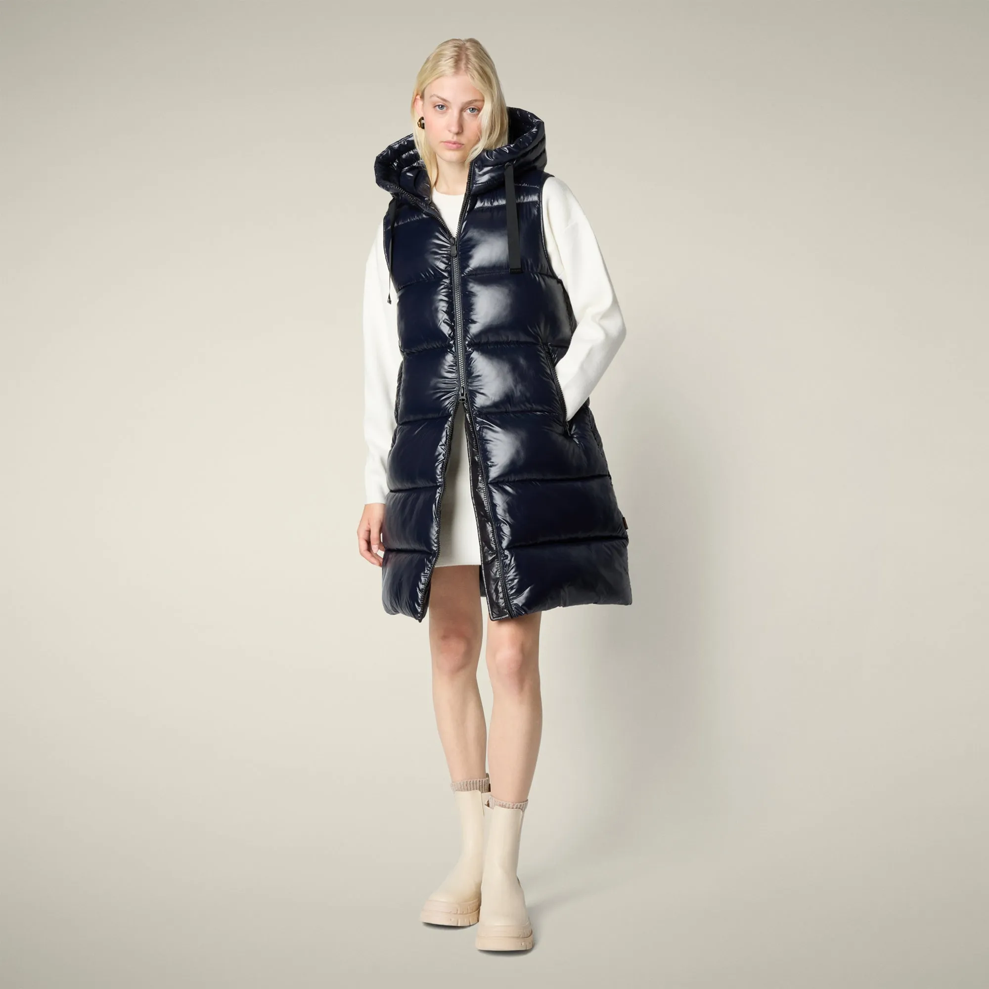 Women's Vest iria in blue black sold by Save The Duck product image thumbnail 2