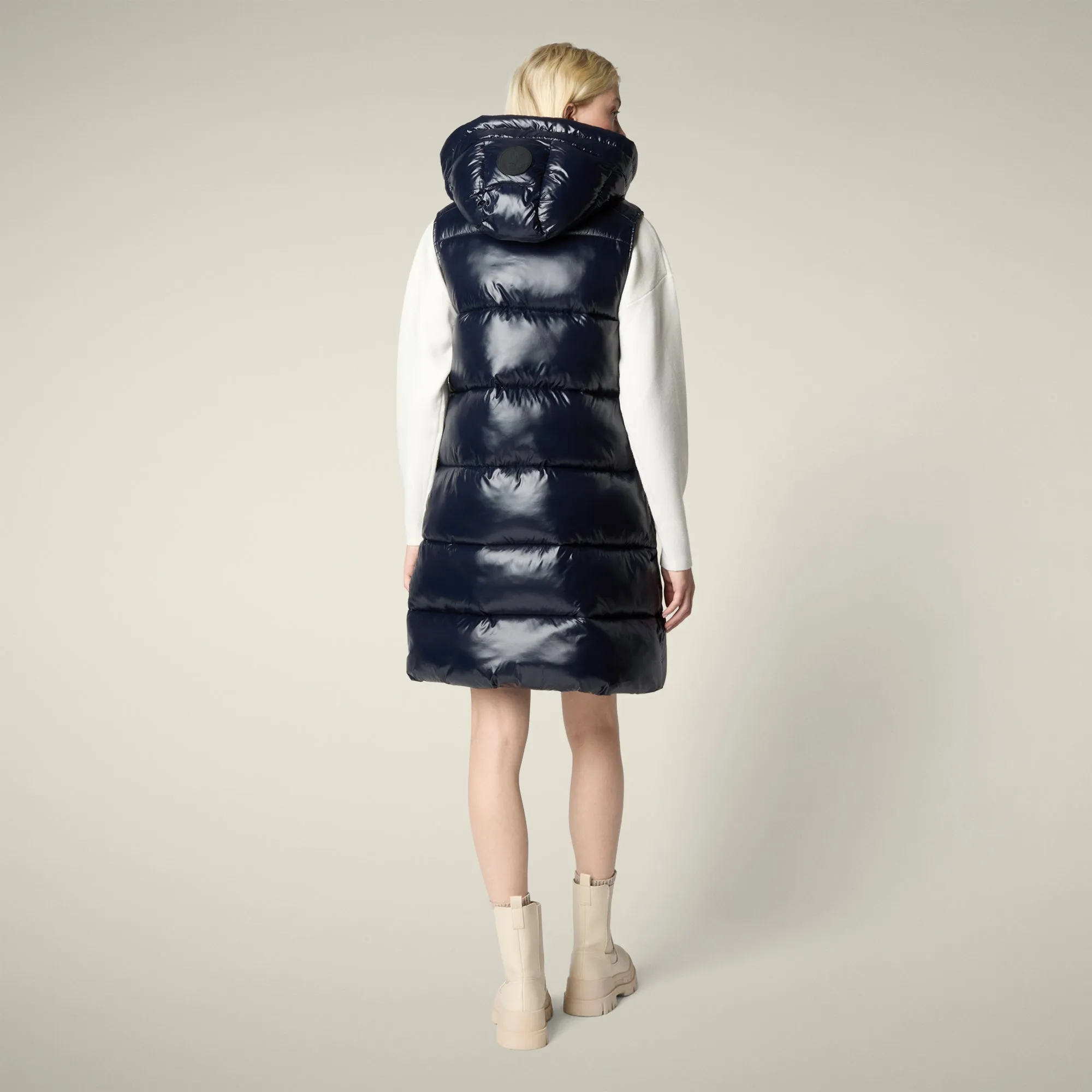 Women's Vest iria in blue black sold by Save The Duck product image thumbnail 3