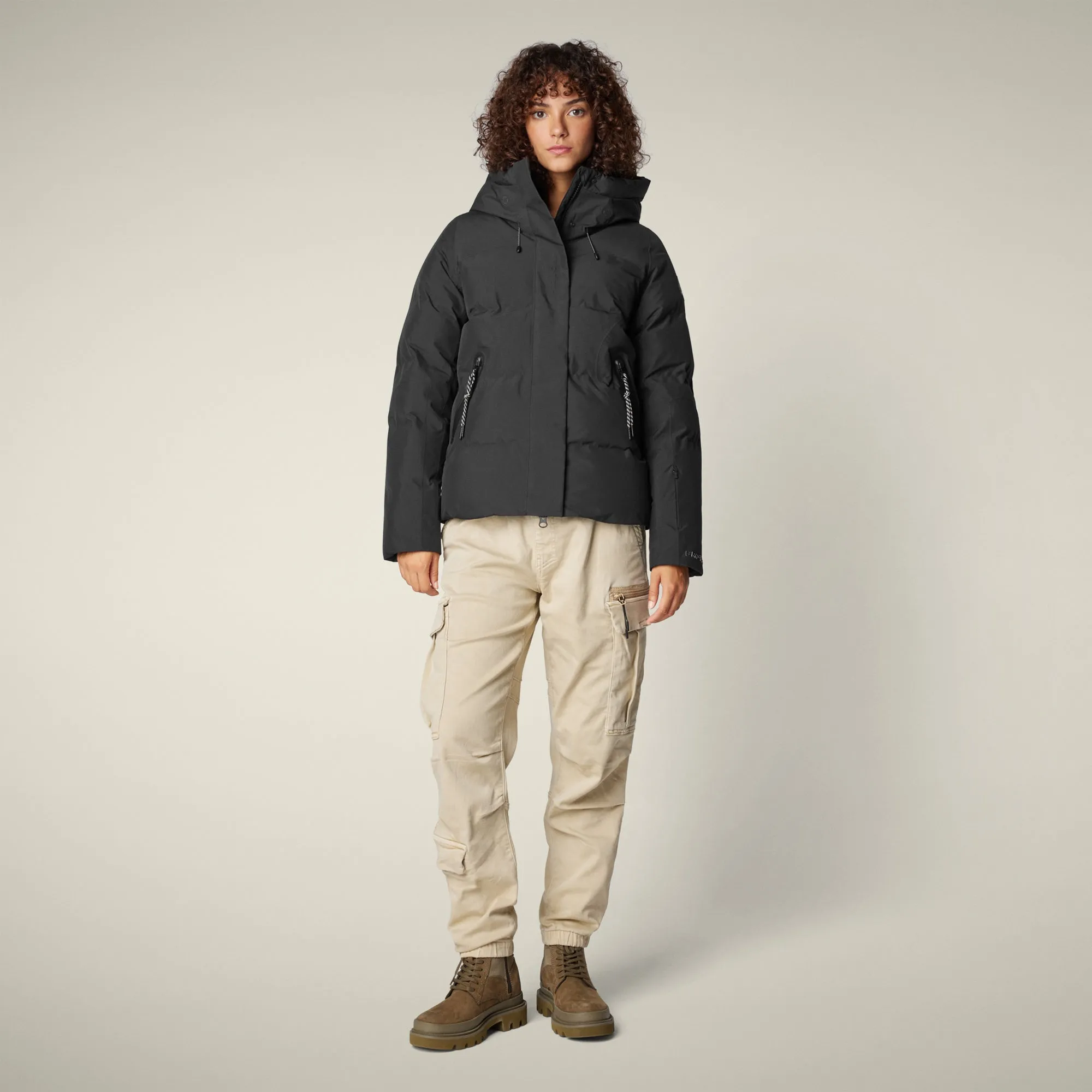 Women's Parka Cho Oyu in Black sold by Save The Duck product image thumbnail 2