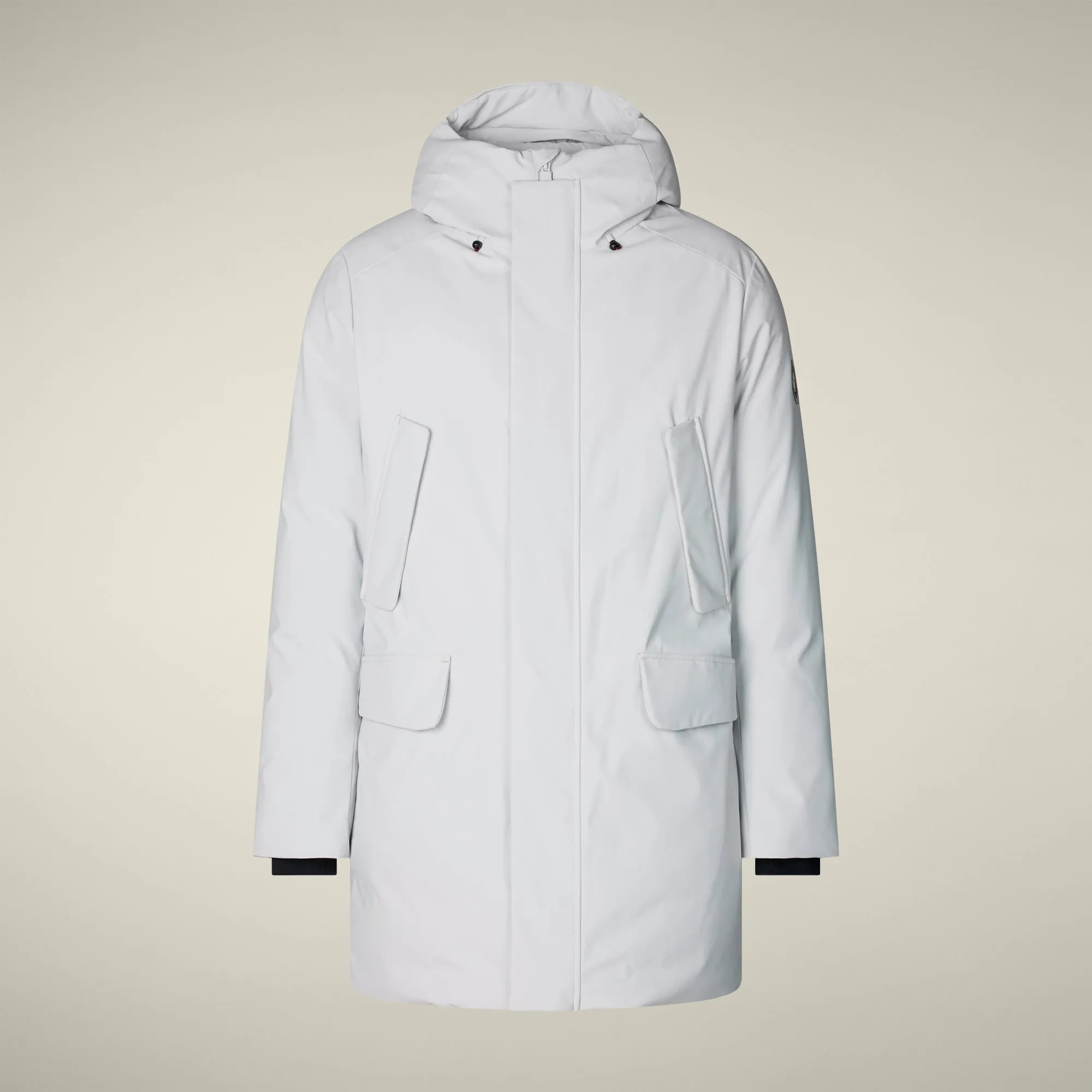 Men's parka wilson in fog grey sold by Save The Duck product image thumbnail 5