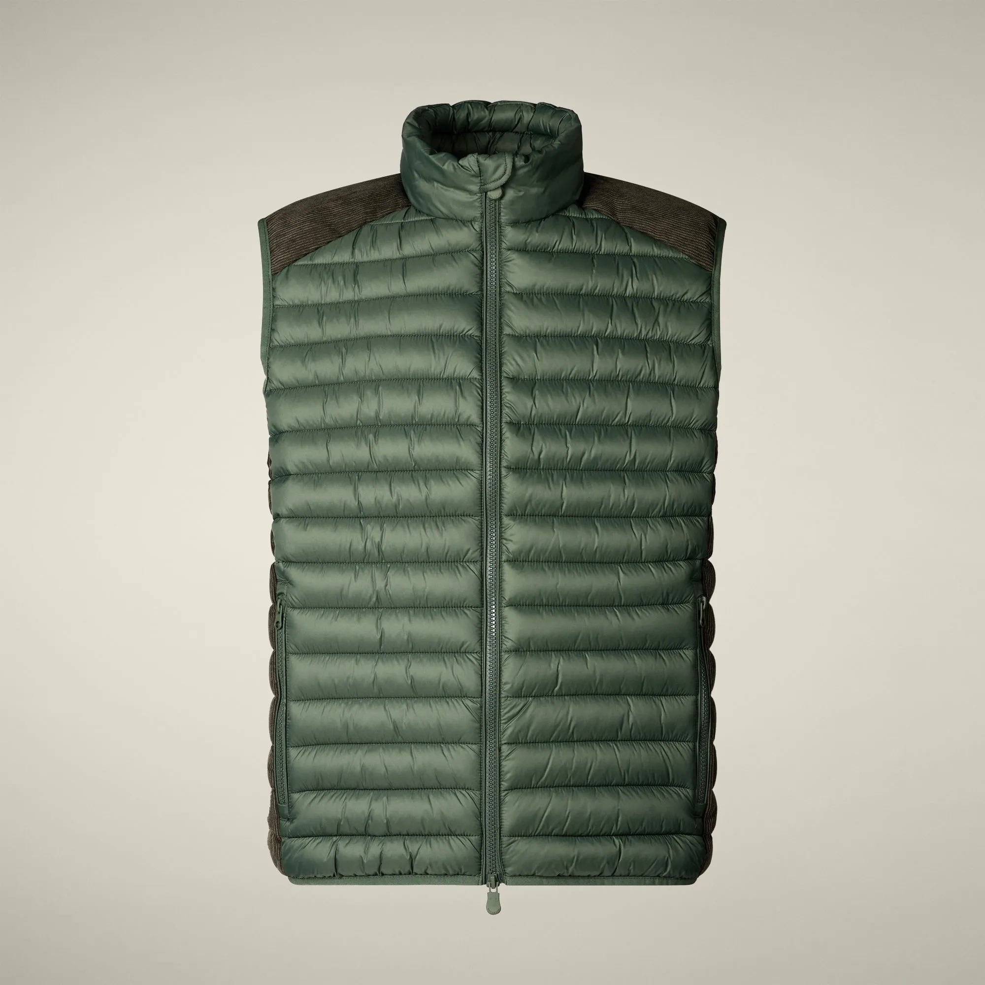 Men's Puffer Vest Cleon in Thyme Green sold by Save The Duck product image thumbnail 5