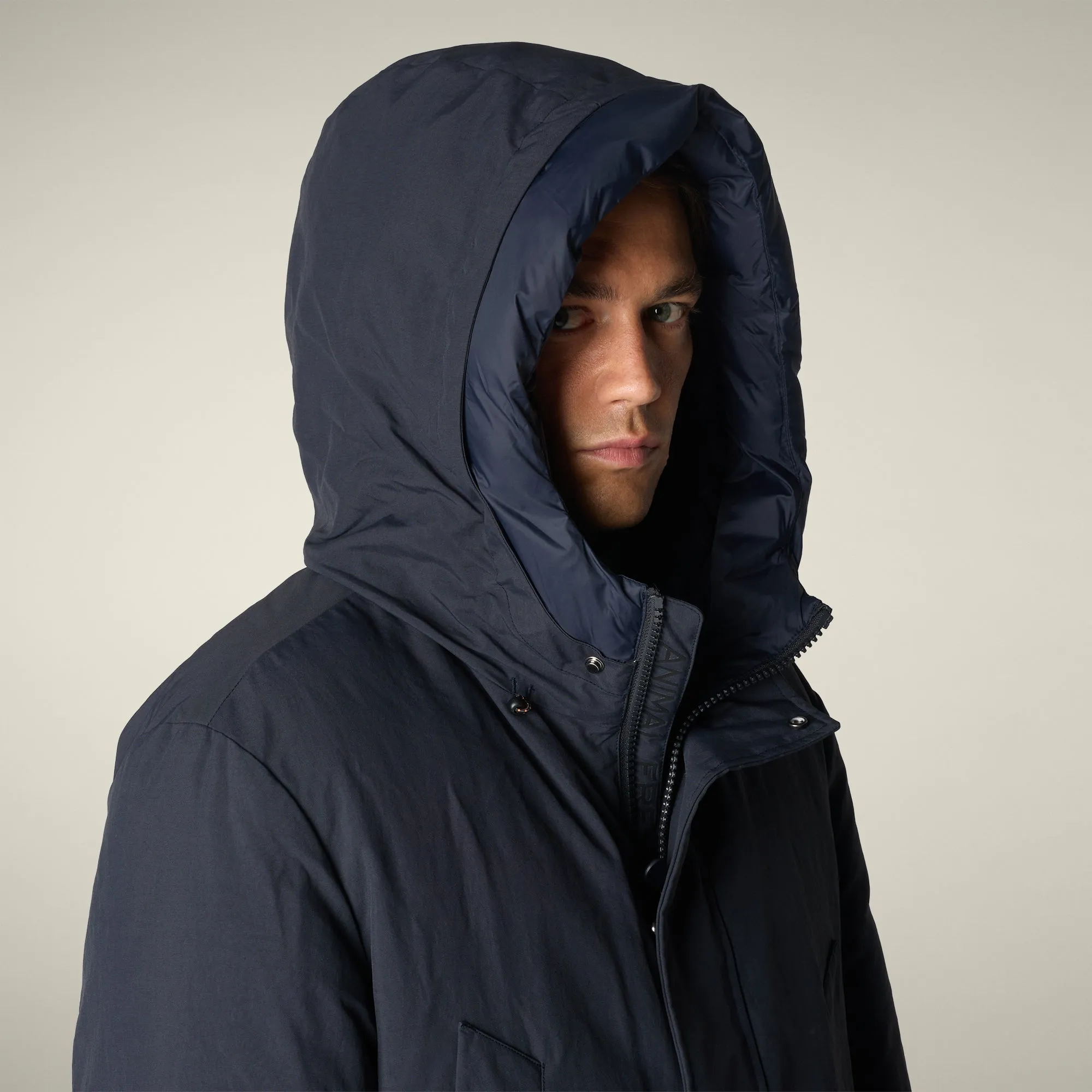 Men's Parka Valley in Blue Black sold by Save The Duck product image thumbnail 4
