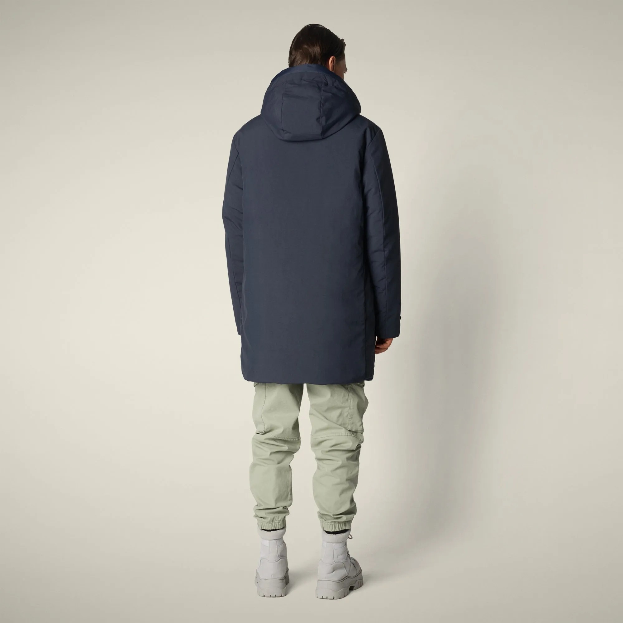Men's Parka Valley in Blue Black sold by Save The Duck product image thumbnail 3